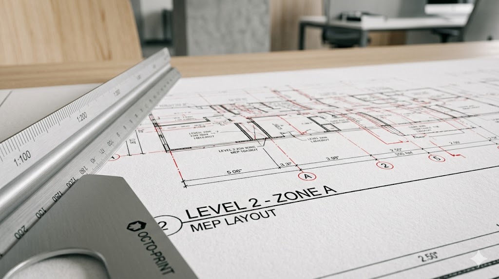 High-end digital architecture background